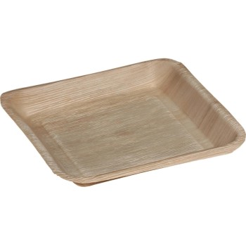 belesse nature Assiette feuille de palmier 25 Pièce/s