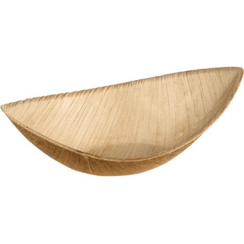 belesse nature Bol à trempette en feuille de palme «Bateau 25 Pièce/s