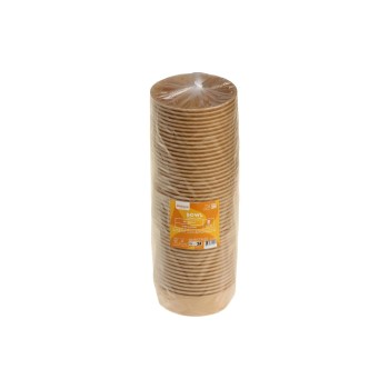 belesse Bol Kraft/PE 500 ml brun 50 Pièce/s