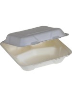 belesse nature Boîte à menus canne à sucre blanche 50 Pièce/s