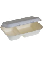 belesse nature Boîte à menus canne à sucre blanche 50 Pièce/s
