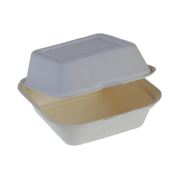 belesse nature Burger Box canne à sucre blanche 50 Pièce/s