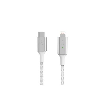 Belkin BOOST CHARGE LED USB-C-Lightning 1.2, weiss
