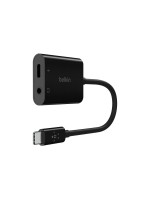 Belkin RockStar 3.5mm Audio + USB-C, Lightning, 3.5mm, Lightning