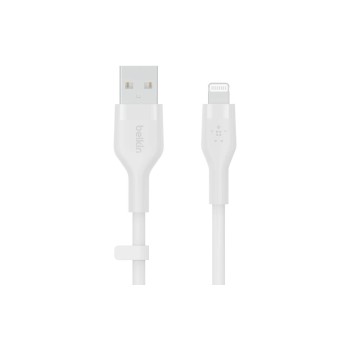 Belkin BOOST CHARGE Flex USB-A-Lightning 3m, Silikon weiss