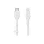 Belkin BOOST CHARGE Flex USB-C-Lightning 3m, Silikon weiss bis 15W