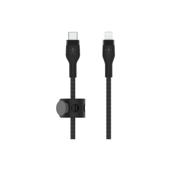 Belkin BOOST CHARGE ProFlex USB-C-Lightn 1m, Silikon schwarz bis 15W