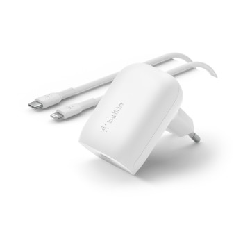 Belkin Boost Charger USB-C 30W PD & PPS, with Lightning cable 1m, weiß Belkin Boost Charger USB-C 30W PD & PPS, with Lightning cable 1m, weiß
