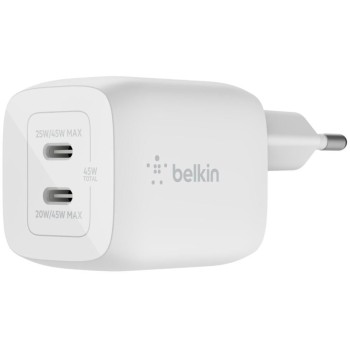 Belkin Chargeur mural USB Double USB-C GaN PD 45W