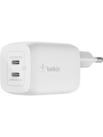 Belkin Dual USB-C-GaN-Ladegerät, 65W, Weiss