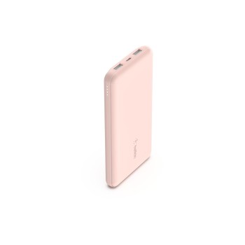 Belkin BoostCharge 3-Port Power Bank 10000, + USB-A to USB-C Cable, Rose Gold Belkin BoostCharge 3-Port Power Bank 10000, + USB-A to USB-C Cable, Rose Gold