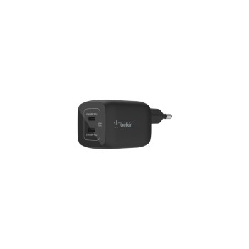 Belkin Dual USB-C-GaN-Ladegerät, 65W, black Belkin Dual USB-C-GaN-Ladegerät, 65W, black