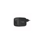 Belkin USB-C-GaN-Ladegerät, 2x USB-C, 45W, PD 3.0, Schwarz