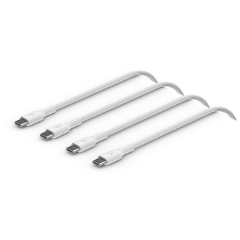 Belkin USB-C/USB-C 2.0, Doppelpack, 1m, Weiss, PVC