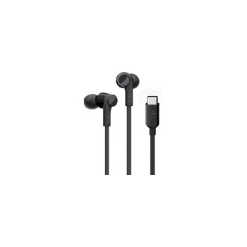 Belkin Rockstar In-Ear Kopfhörer, USB-C Anschluss, Schwarz Belkin Rockstar In-Ear Kopfhörer, USB-C Anschluss, Schwarz