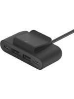 Belkin 4-Port USB Charge Black, 2x USB-C, 2x USB-A
