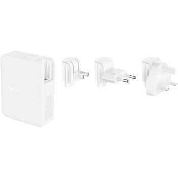 Belkin Charger 1xUSB-A/3xUSB-C, white, with UK, EU, US Adapter Belkin Charger 1xUSB-A/3xUSB-C, white, with UK, EU, US Adapter