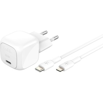 Belkin BoostCharge Ladegerät pd/pps, 30W, USB-C/Lightning, white Belkin BoostCharge Ladegerät pd/pps, 30W, USB-C/Lightning, white