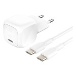 Belkin Chargeur mural USB BoostCharge avec câble 20 W, blanc