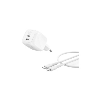 Belkin BoostCharge 50W USB-C-Ladegerät, Power Delivery, PPS, 1m USB-C-Kabel, Weiss Belkin BoostCharge 50W USB-C-Ladegerät, Power Delivery, PPS, 1m USB-C-Kabel, Weiss