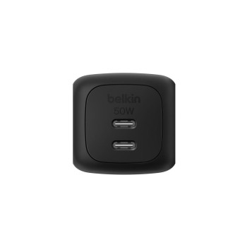 Belkin BoostCharge 50W USB-C-Ladegerät, Power Delivery, PPS, Schwarz Belkin BoostCharge 50W USB-C-Ladegerät, Power Delivery, PPS, Schwarz