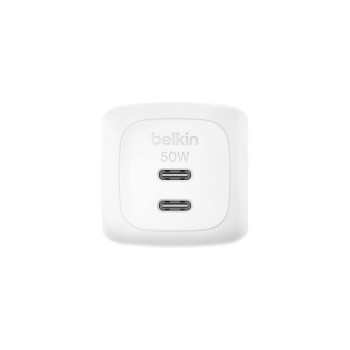 Belkin BoostCharge 50W USB-C-Ladegerät, Power Delivery, PPS, Weiss Belkin BoostCharge 50W USB-C-Ladegerät, Power Delivery, PPS, Weiss