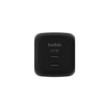 Belkin BoostCharge 67W USB-C-Ladegerät, Power Delivery, PPS, Schwarz Belkin BoostCharge 67W USB-C-Ladegerät, Power Delivery, PPS, Schwarz