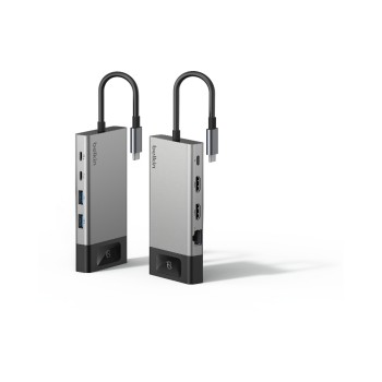 BELKIN Connect 8-in-1 UCB-C Hub, for 2 Bildschirme