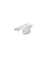 BELKIN BOOST CHARGE, Dual USB-A, 24 W, mit Lightning-Kabel