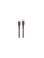 Belkin BoostCharge 60W C-C cable, 2m, Geflochten, Burgundy