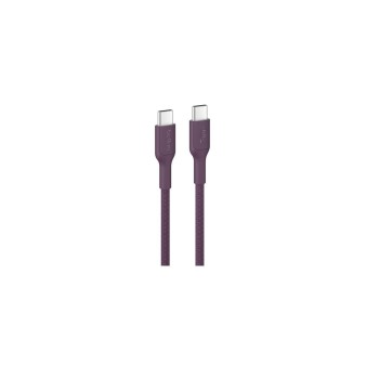 Belkin BoostCharge 60W C-C Kabel, 2m, Geflochten, Burgundy Belkin BoostCharge 60W C-C Kabel, 2m, Geflochten, Burgundy