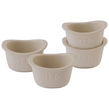 BergHOFF Services de plats en cocotte Leo Balance 4 pcs., carré, Beige 0.3 l