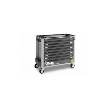 BW 2400S XL G9 E-XL-BETA-Werkstattwagen, grey, 487-teilig