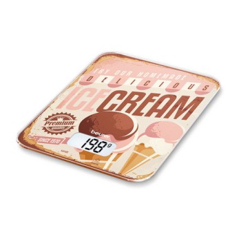 Beurer Küchenwaage KS19 Icecream, moderne Sensortastenbedienung Beurer Küchenwaage KS19 Icecream, moderne Sensortastenbedienung