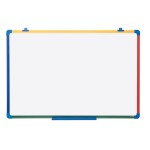 Bi-Office Tableau blanc pour  les enfants 600x450 mm , avec cadre de couleur