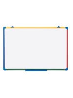 Bi-Office Tableau blanc pour  les enfants 600x450 mm , avec cadre de couleur