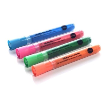 Bi-Office Glassboard-Marker Set, blue, green, orange, pink fluorescent