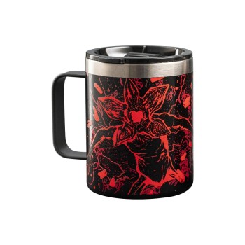 Bialetti Stranger Things Thermosbecher, schwarz/rot 300ml Bialetti Stranger Things Thermosbecher, schwarz/rot 300ml