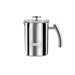 Bialetti Milchschäumer, 1 Liter Volumen ergibt 330ml Milchschaum