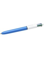 Bic 4 Farb Druckkugelschreiber Medium, grün/red/blue/black , 1.0mm, Box à 12 Stk.