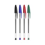 BIC Stylo bille Cristal Origin 0,32 mm, assortis, 5 pièces