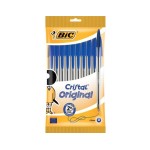 BIC Stylo bille Cristal Origin 0,32 mm, bleu, 10 pièces