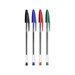 BIC Stylo bille Cristal Origin 0,32 mm, assortis, 10 pièces