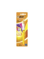 Bic 4 Colours Velours Sun Kugelschreiber, orange, gelb, pink, violet