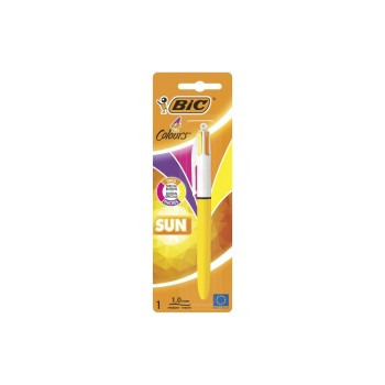 Bic 4 Colours Velours Sun Kugelschreiber, orange, yellow, pink, violet Bic 4 Colours Velours Sun Kugelschreiber, orange, yellow, pink, violet