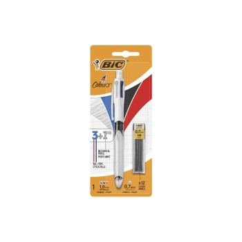 Bic 4 Colours Kugelschreiber/Bleistift, red, blue, black , 0.7 mm Bleistift Bic 4 Colours Kugelschreiber/Bleistift, red, blue, black , 0.7 mm Bleistift