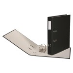 Biella Ordner Plasticolor A4 4 cm, Mit Strong-Mechanik, Farbe: Schwarz