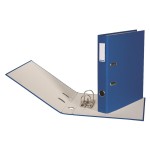 Biella Ordner Plasticolor A4 4 cm, Mit Strong-Mechanik, Farbe: Dunkelblau