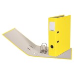 Biella Ordner Plasticolor A4 7 cm, with Strong-Mechanik, Farbe: yellow