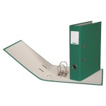 Biella Ordner Plasticolor A4 7 cm, with Strong-Mechanik, Farbe: Grün